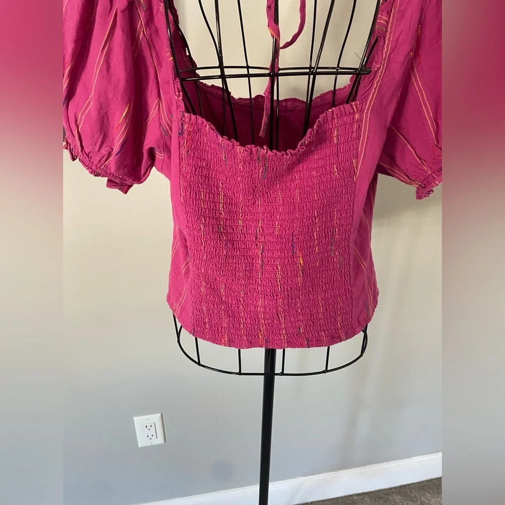 NWT Free People Pink Corset Top Size Small💕